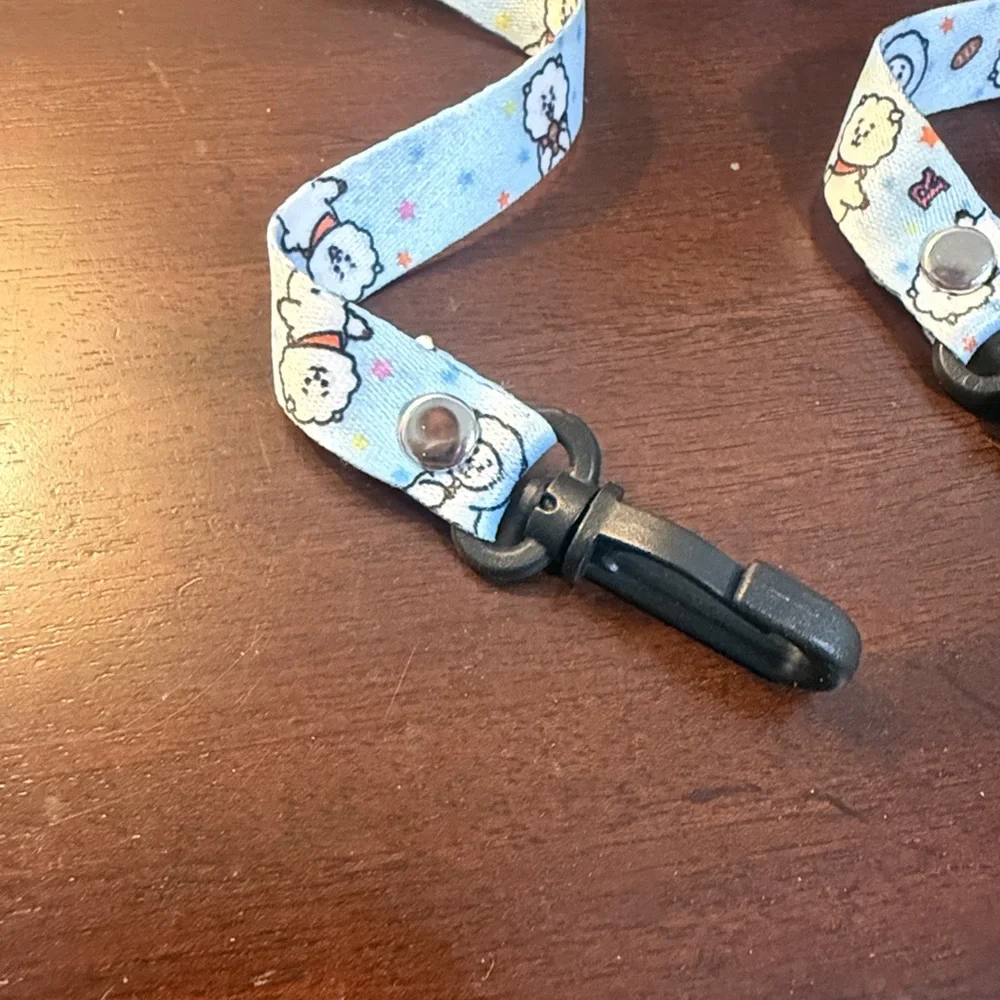 Blue Cartoon Character Lanyard